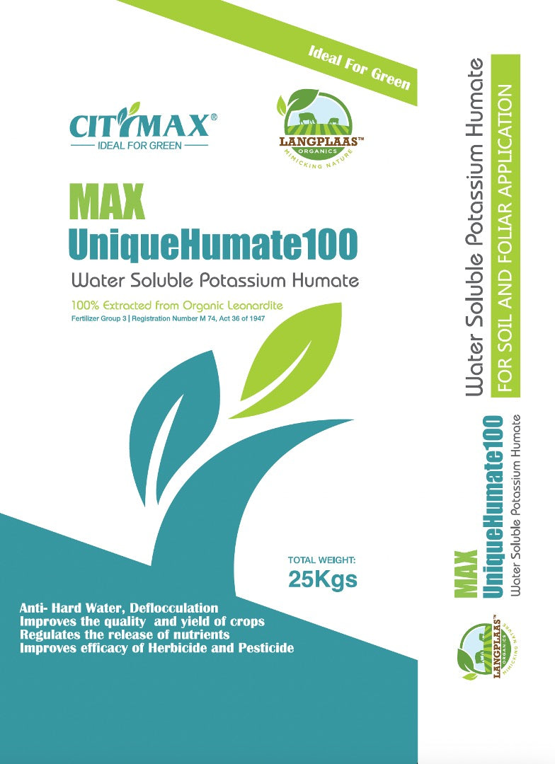Max Unique Humate 100 Powder 25kg
