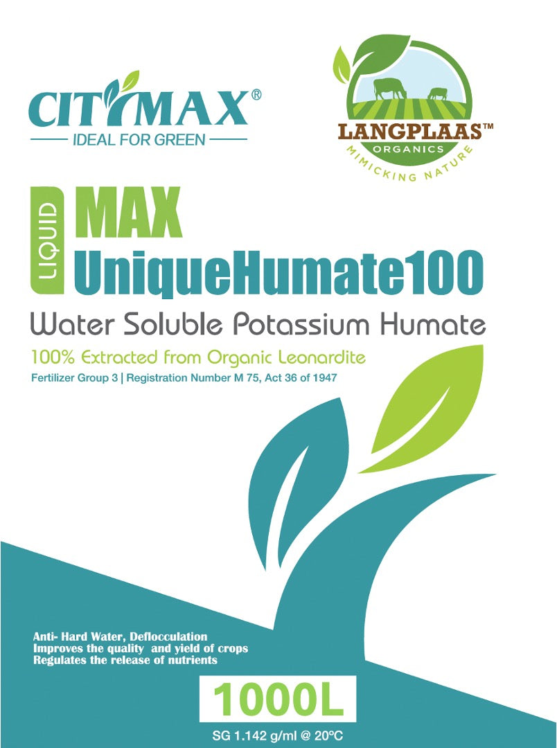 Max Unique Humate 100 Liquid 1000L